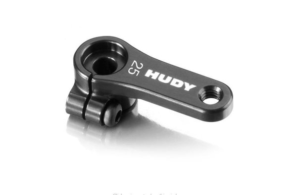 ALU CLAMP SERVO HORN - FUTABA, SAVÖX - OFFSET - 1-HOLE - 25T HUDY (16mm)